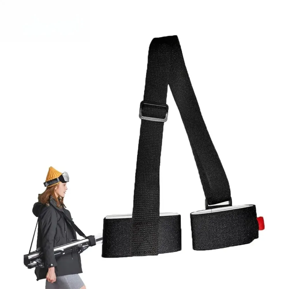 1/2Pc Ski Board Strap - Adult Ski Shoulder Strap Double Board Carry Strap Adjustable Ski Binding Gear for Easy Transport Walking view 3