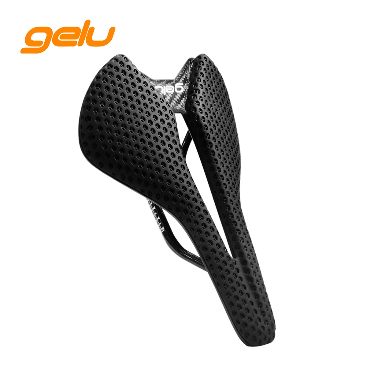 Gelu carbon fiber saddle 3D printed 166g hollow comfort road bike mountain bike honeycomb seat Fahrrad zubehör