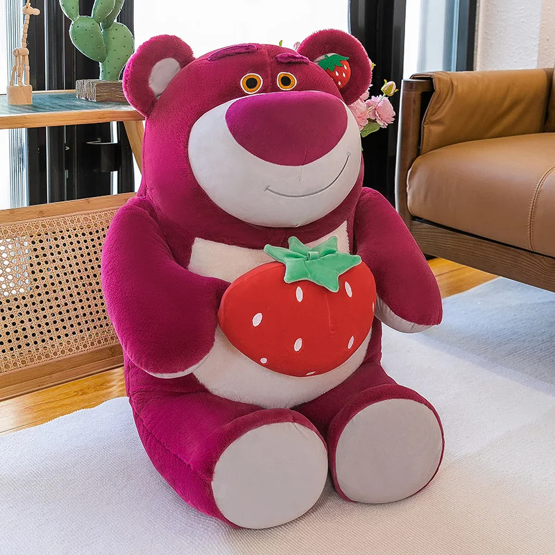 30/40/60cm Disney Toy Story 3 Kawaii Strawberry Bear Stuffed Toys Cartoon Cute The Bear Plush Doll Birthday Gift For Kids Girlfr