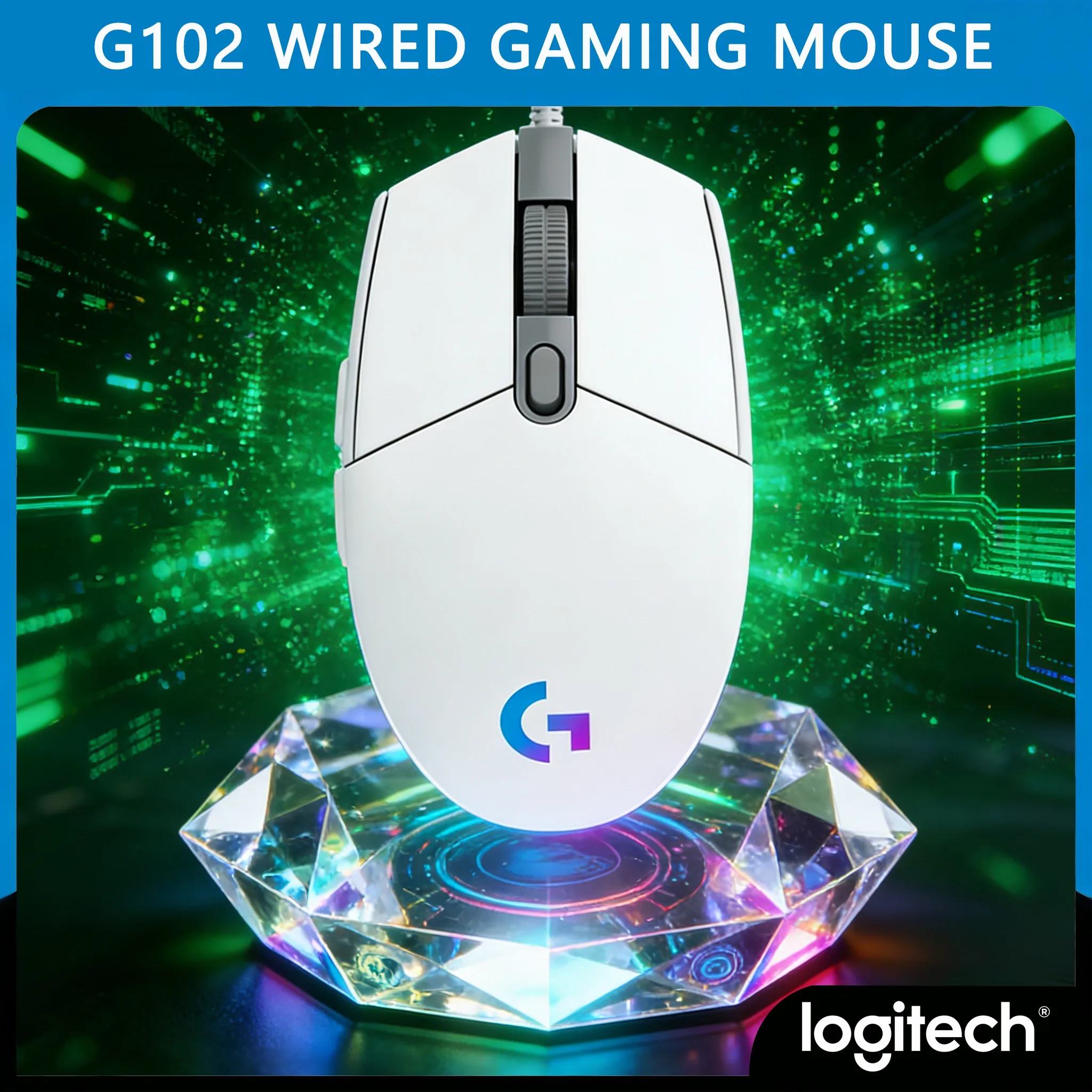 

Logitech G102 8000 DPI Mouse Perfect Tracking for Gaming and Work