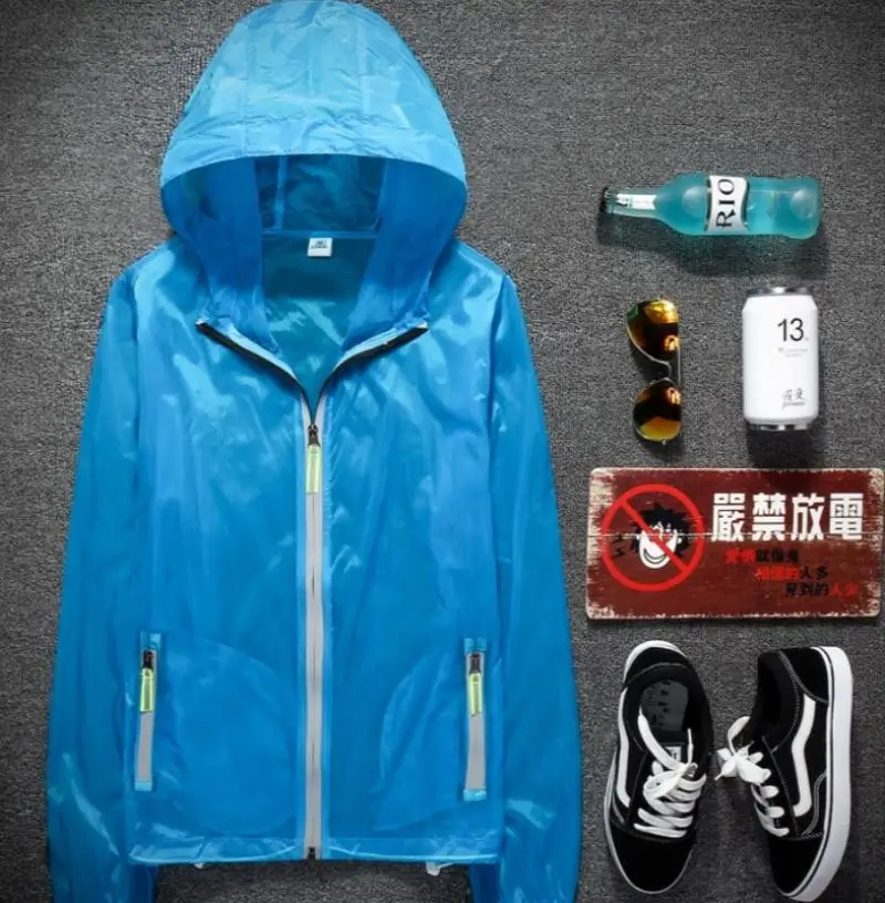 超薄型で通気性のあるアウトドア日焼け止めスポーツフィッシングウェア、カップル用スキンスーツとジャケット（男女兼用）