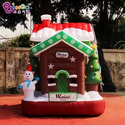 Various Inflatable Christmas House Inflatable Christmas Building Decoration Blow Up House For Christmas Display/Promotion