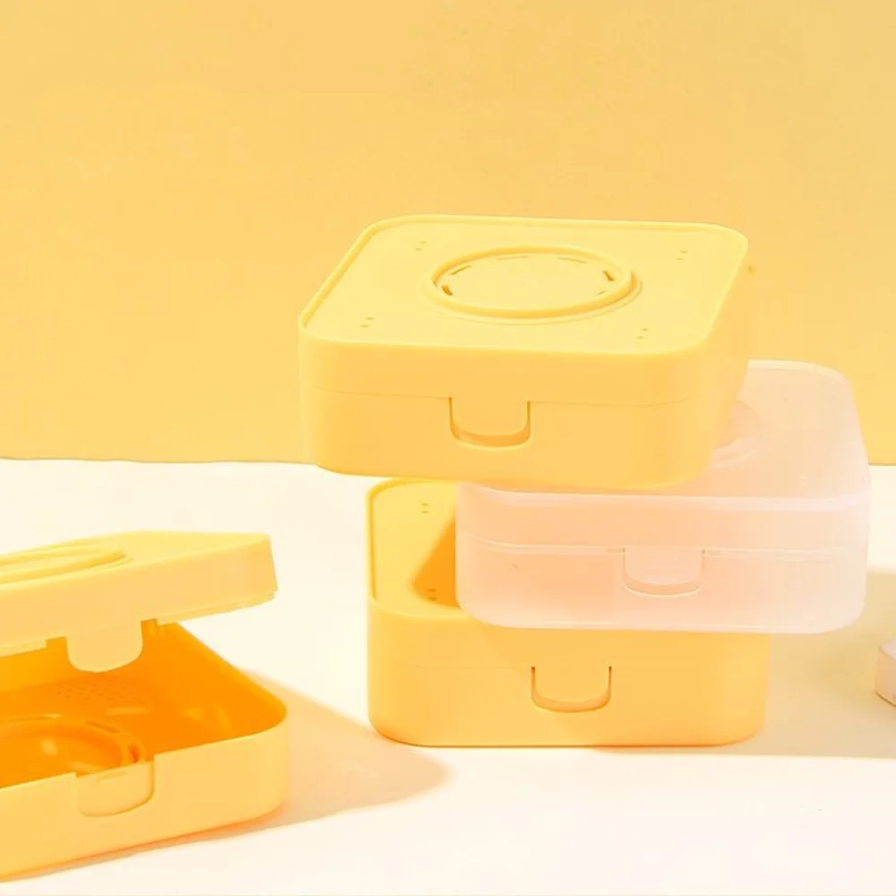 Portable Powder Puff Storage Box Multiple Pores Breathable Empty Box Dust-proof Packaging Box Large Powder Puff Box Makeup Tools