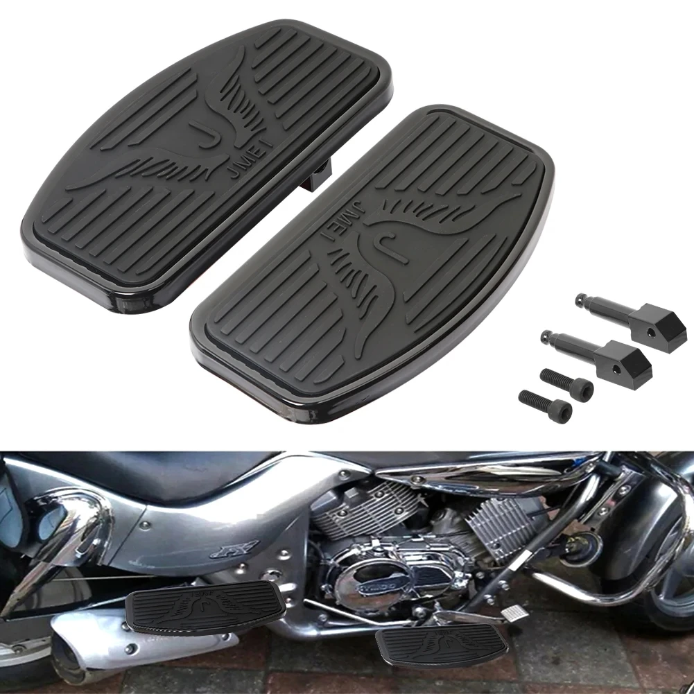 Przednie podnóżki kierowcy podłoga motocykla podnóżek dla Honda Yamaha V-STAR XVS 400 Kawasaki Suzuki Intruder Volusia 400 800