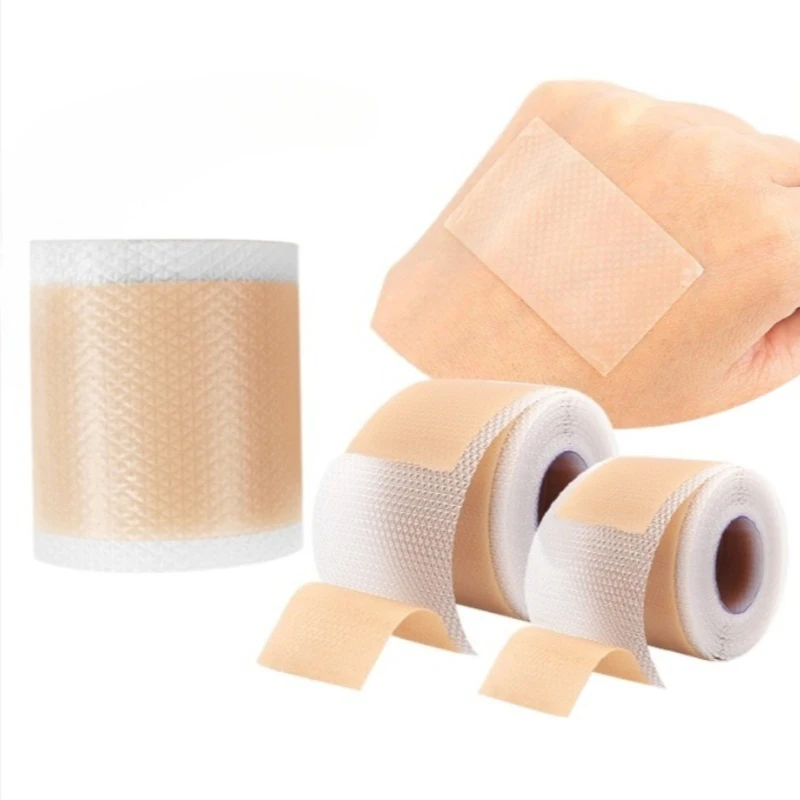 

1 Roll 4cm*1.5m Silicone Scar Cover Patch - Waterproof & Sweatproof for Daily Protection First Aid Tape Patch Skin Dressing