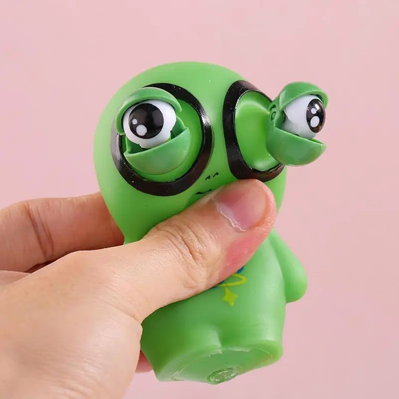 Alien Squish Toy Cute Alien-Shaped Squish Balls Stress Relief Trick Toy Slow Rising For Kids Adults Funny Christmas Gift