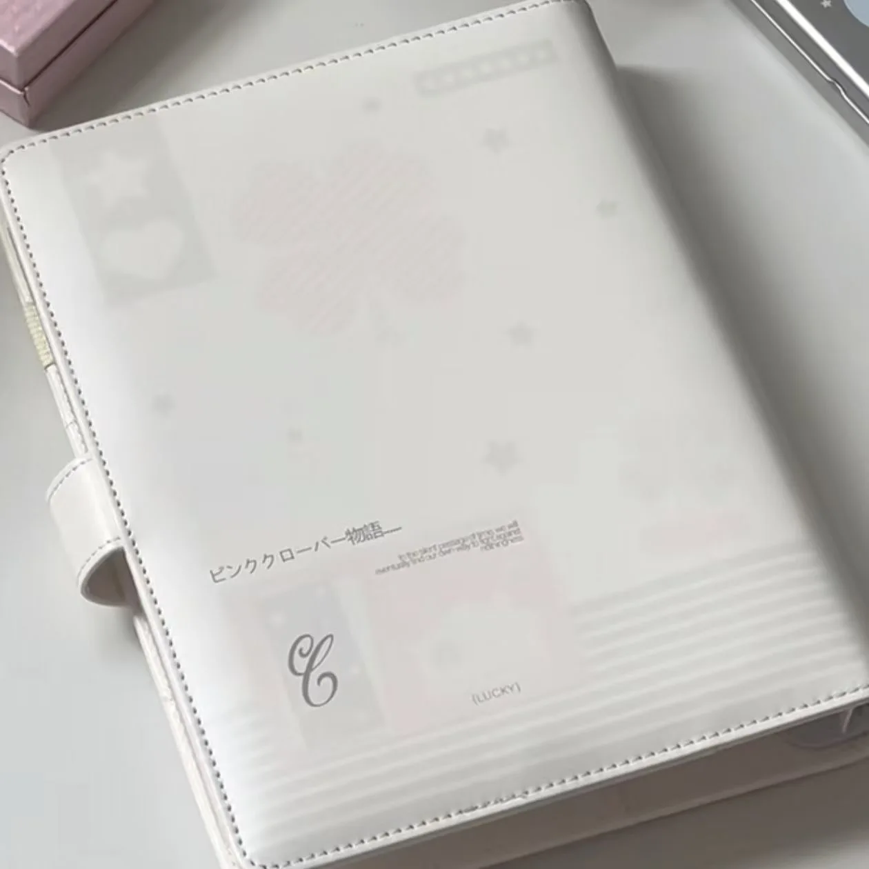 MINKYS PU-Leder Engelsflügel Niedlicher A5 Kpop Fotokarten-Sammelordner Idol-Fotokarten-Buch Idol-Aufbewahrungsalbum Schreibwaren – Detail 5