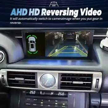 適用於雷克薩斯 IS RC 200 250 200t 300h 2013-2019 的 10.25 吋車載多媒體播放器螢幕,支援 CarPlay、Android Auto 和 360° 導航功能 10 最佳銷售 雷克薩斯 CarPlay IS 300h - №3