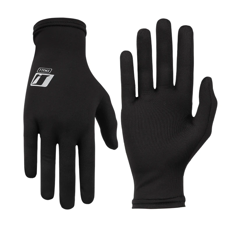 Creative Motorcycle Winter Inner Gloves Summer Ice Silk Lined Women Driving Light Speed Take Off Thin Tight Hand Touch Screen