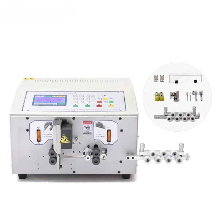 EW-02A Cheapest 0.1-4.5mm2 small cable automatic computer wire cutting stripping cutting machine wire stripper machine