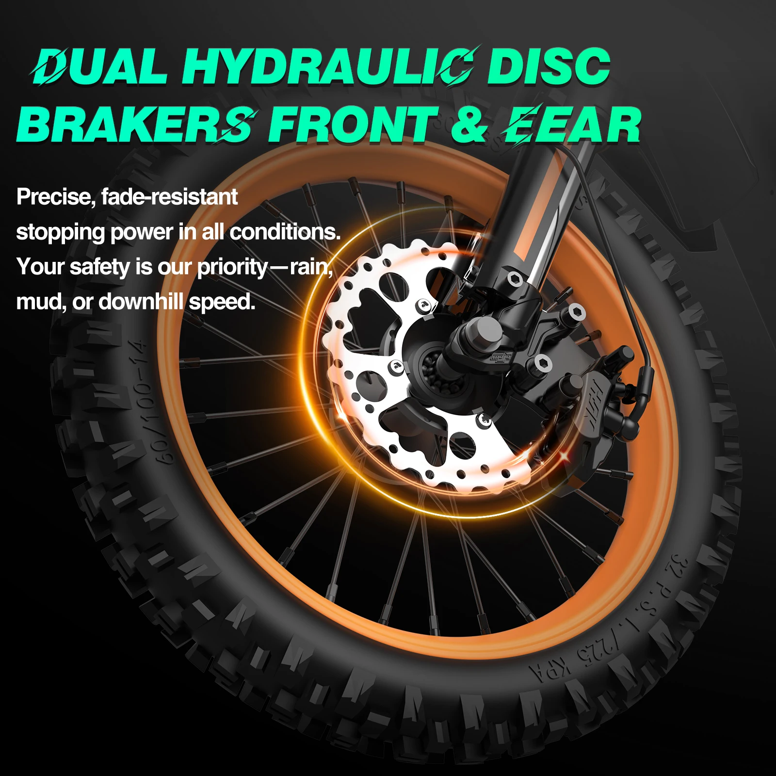 Pazolle elektrische motorfiets 3000W 48V30AH hydraulische remmen elektrische crossmotor voor volwassenen all-terrain banden e-bike 1 jaar garantie