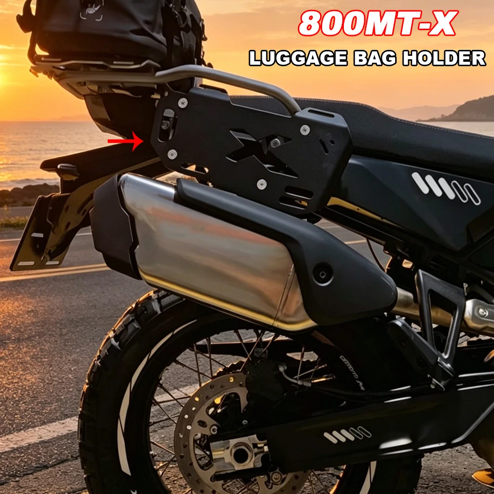 

Suitable For CFMOTO 800MT-X Motorcycle Accessories Side Luggage Bracket Side Bag Bracket 800MTX 800mtx Luggage Bracket