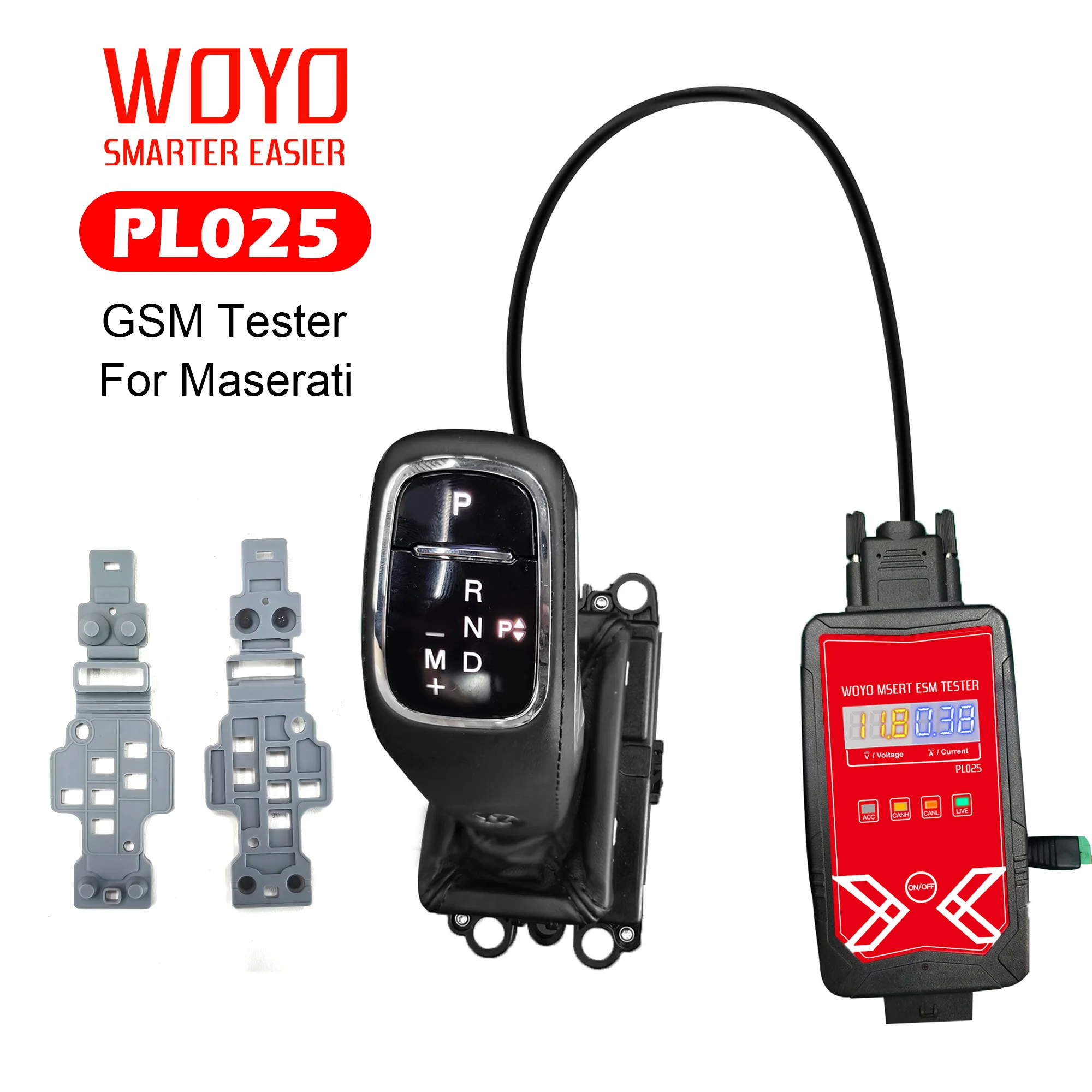 WOYO PL025 GSM Тестер для Модуля Передач Maserati Ghibli Levante Quattroporte, Детектор Выборщика Коробки Передач, Автомобильный Диагностический Инструмент , Или Только Кондуктивные Части