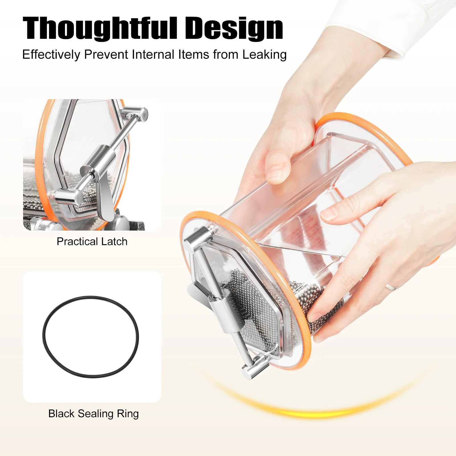 45W Jewelry Polishing Machine Kit, 3KG Capacity Polishing Machine, Adjustable Dual Rotation Jewelry Polisher with Polishing Bead