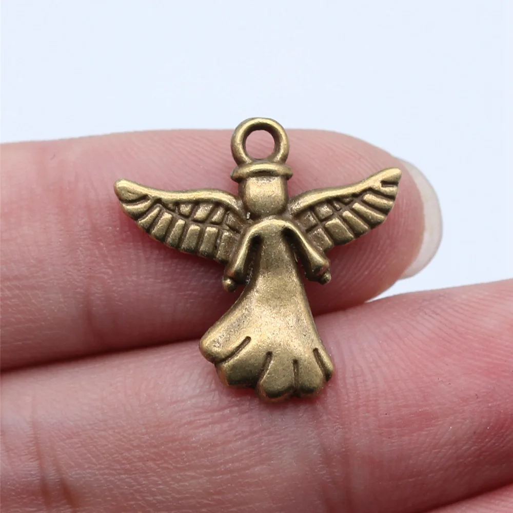 Charms Jewelry Making Accessories Zinc Alloy Guardian Angel Handmade For Handmade Craft Bracelet