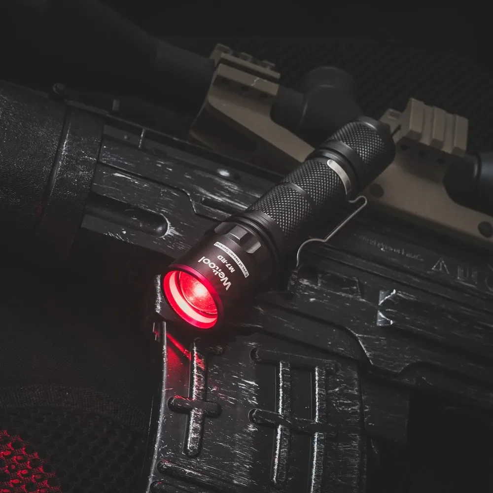 Weltool M7-RD V2.0 Dark Adaptation Even-beam Flashlight Mini Flashlights Portable Zaklamp