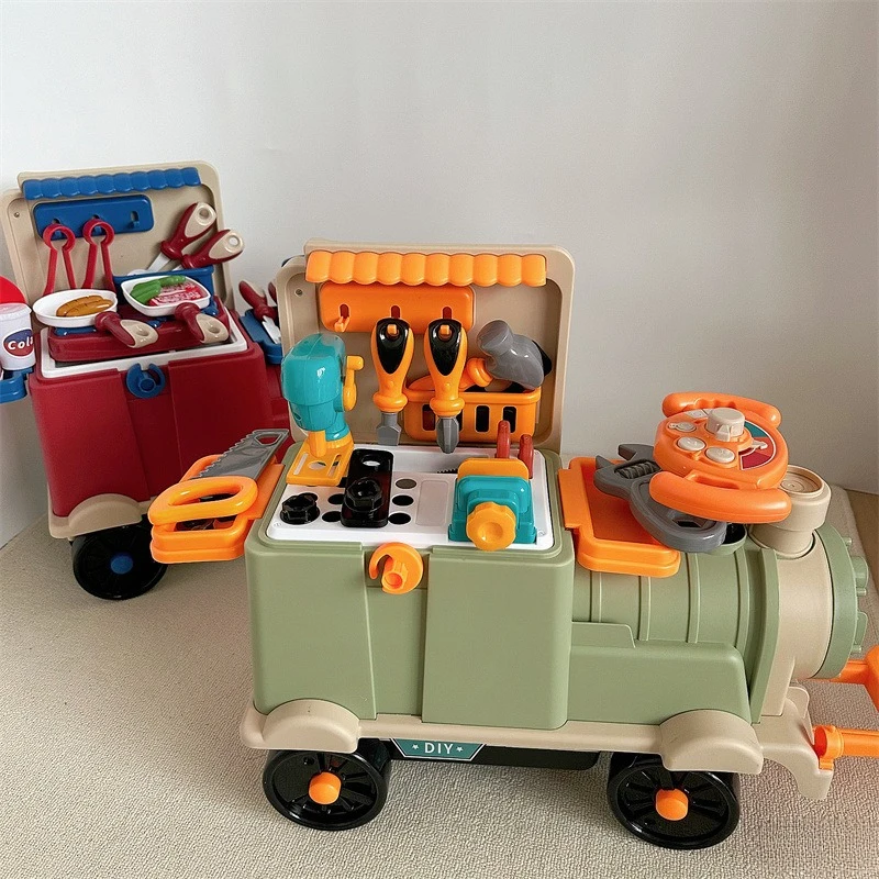 Keuken Fantasiespelset Treinopslaghulpmiddel Keuken Arts Simulatie Accessoires Keukenspeelset Speelgoed Jongens Meisjes Peuters Geschenken