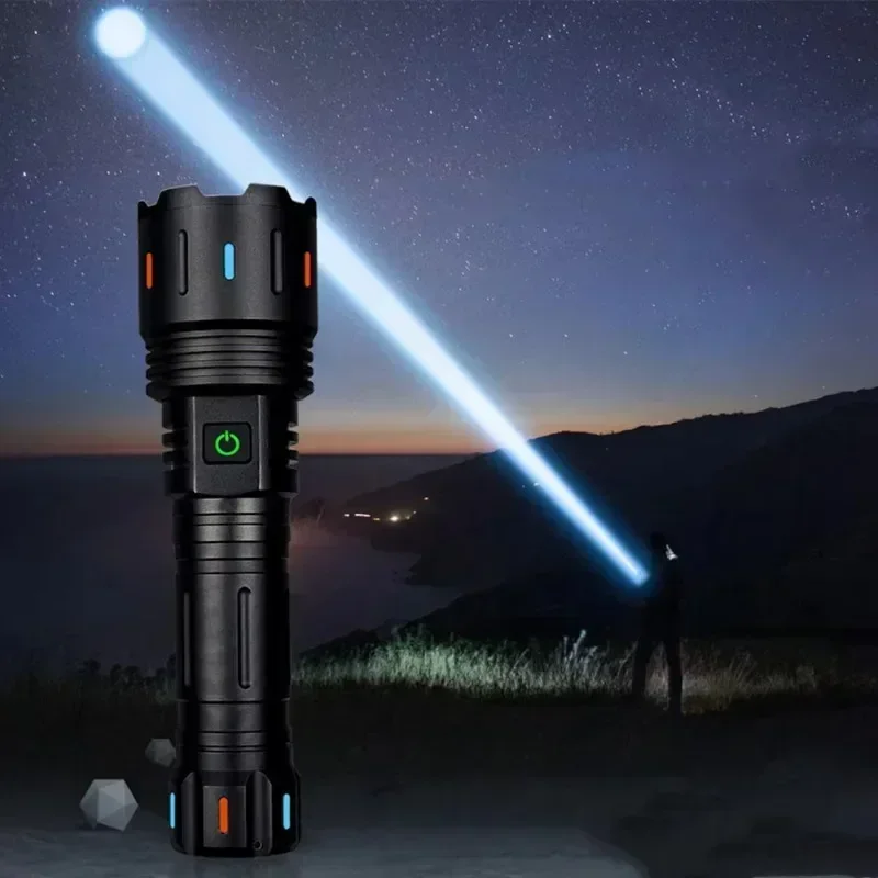 3000M White Waterproof Portable Charging Light Emitting Diode Tactical Flashlight