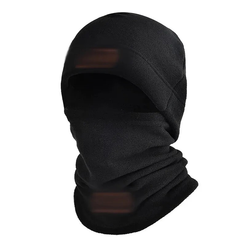 Winter Polar Coral Hat Fleece Balaclava Men Face Warmer Beanies Thermal Head Cover Tactical Military Sports Scarf Caps