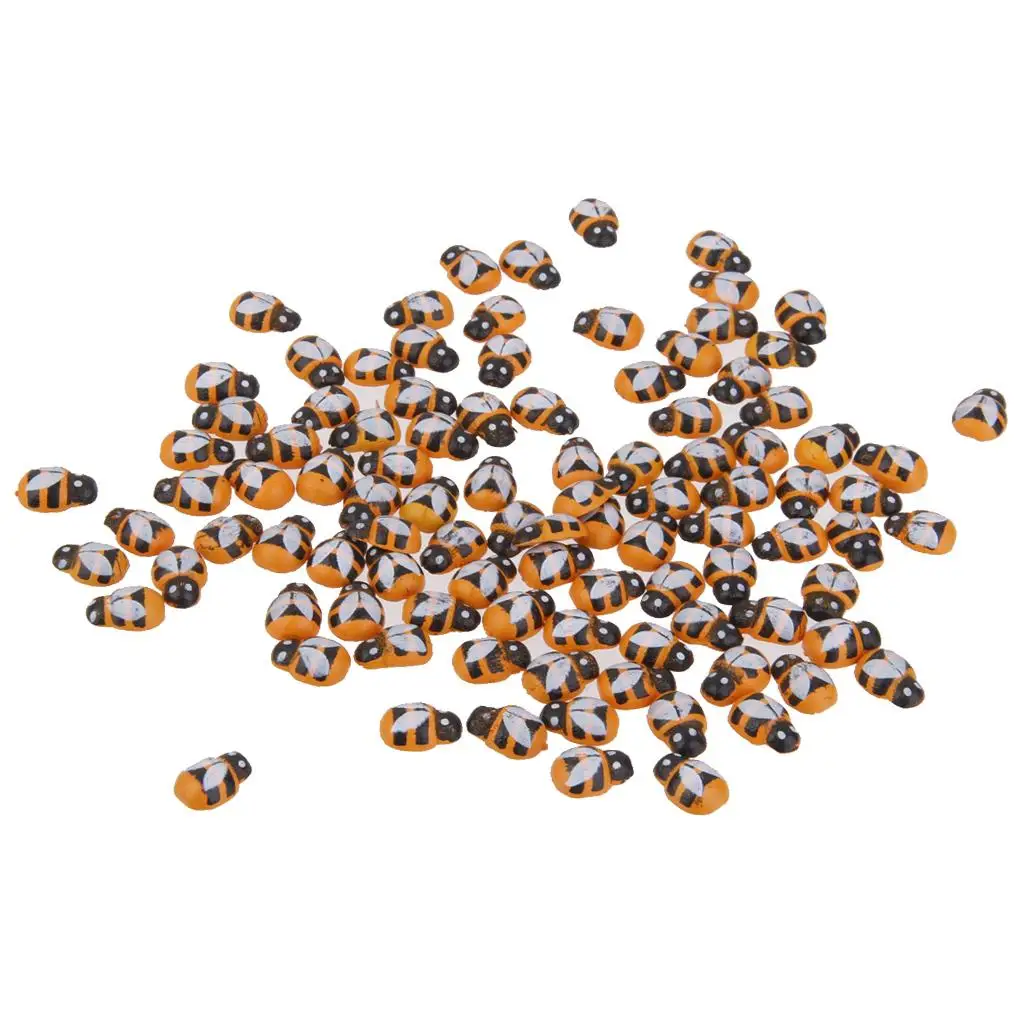 Small Wood Bees Material for Crafts for Handmade Jewelry and Greeting Card Embellishments for Festival Events