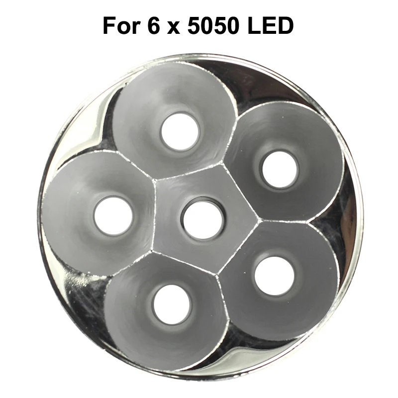 عاكس Smo-aluminium ، 70 (d) x 30 (h) ، لـ 6x led