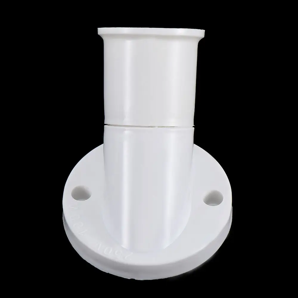 Wall Mount 250V 6A Base Socket Oblique Plastic 45 Degree Angle Light Base Bulb Holders Lamp Bases Adapter