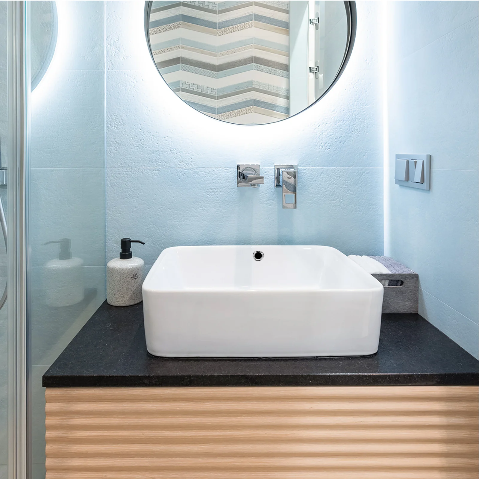 30 قطعة من غطاء فتحة الفائض، حلقة تجاوز الحوض المزخرفة، حواف ناعمة، لا توجد أدوات مطلوبة لاستخدام الحمام #2