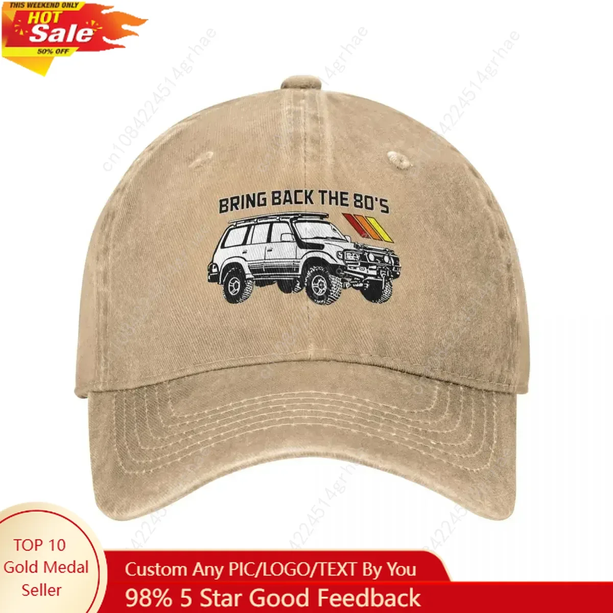 

Vintage Land Car Cruiser Baseball Cap Men Women Distressed Cotton Headwear Bring Back the 80s Outdoor Summer Hats Cap