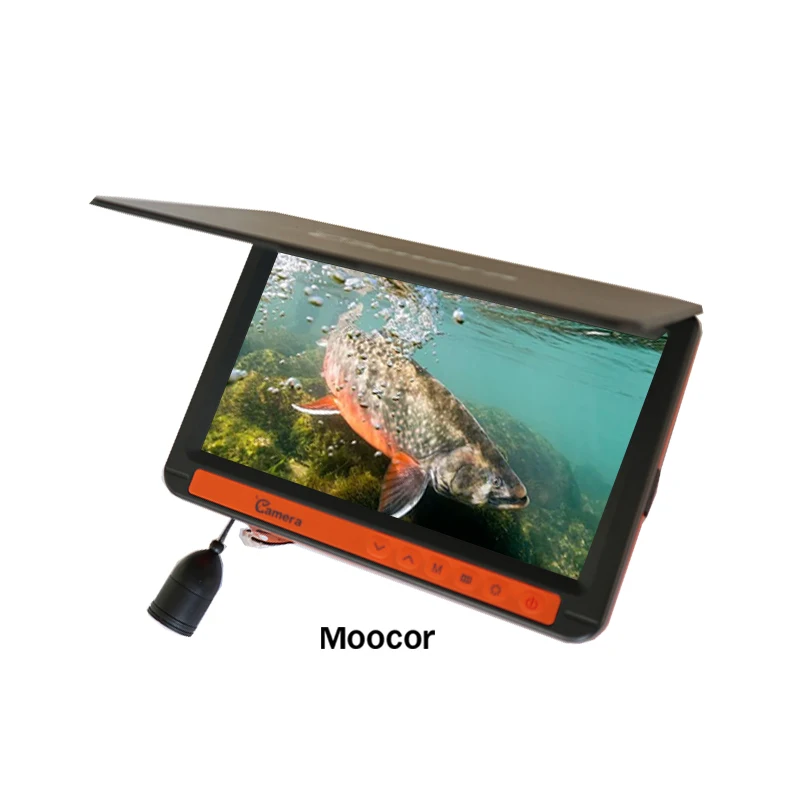 

MOOCOR HR-7015T 15m 7" Screen 1000TVL Fish Finder DVR Video White LED Under Water Fishing Camera