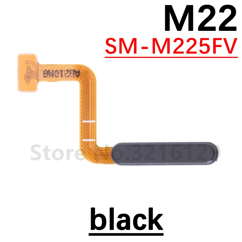 Power Home Button Menu Return Key Fingerprint Touch ID Recognition Sensor Flex Cable For Samsung M20 M21 M21s M22 M23 M33