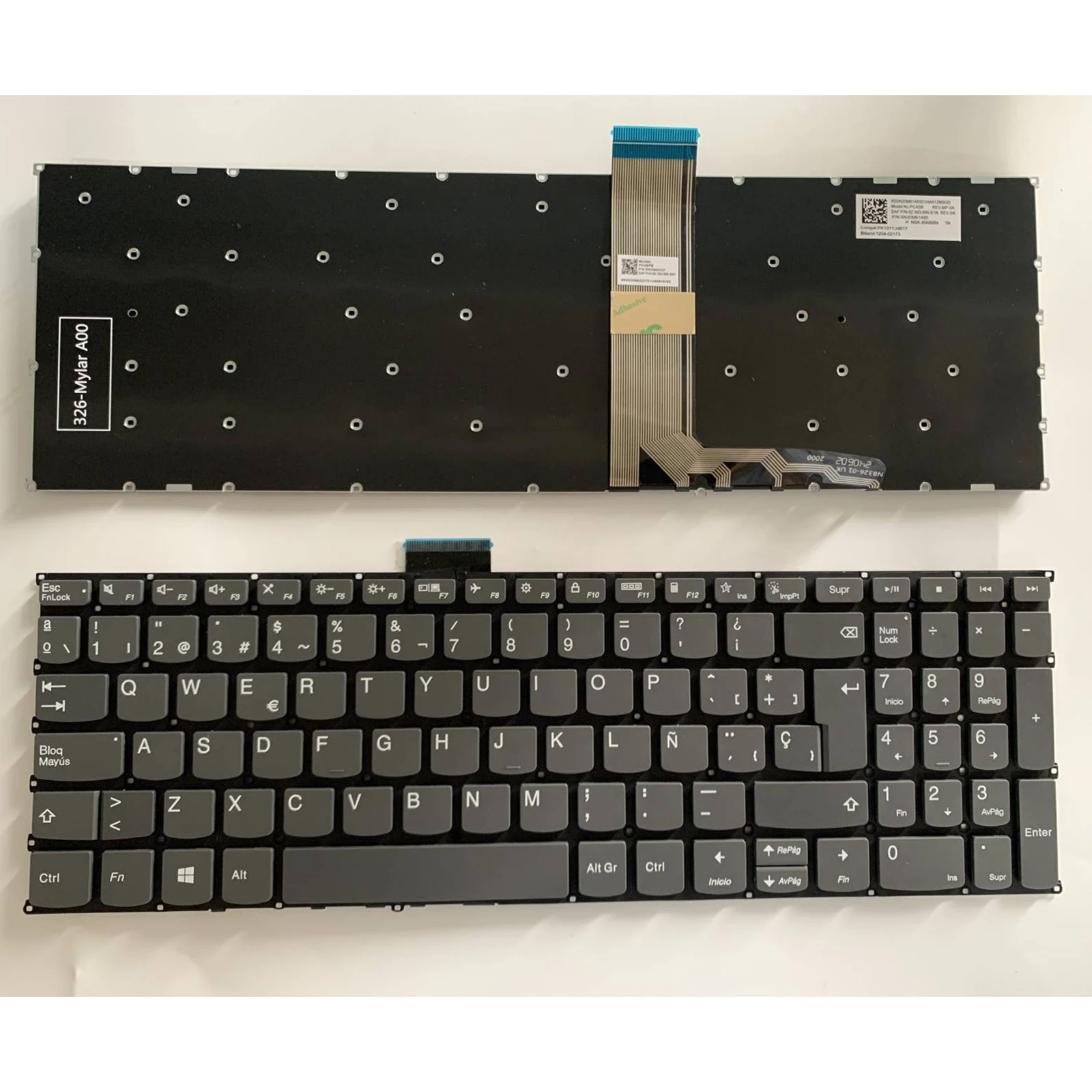 SP US RU Layout for IdeaPad Slim 3 15IAN8 3 15IAH8 3 15ABR8 3 15AMN8 Laptop Keyboard