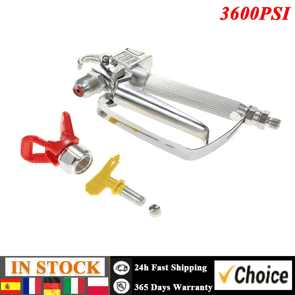 3600PSI High Pressure Airless Paint Spray Gun With 517 Spray Tip & Nozzle Guard Pump Sprayer And Airless Spraying Machine