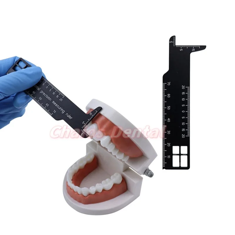 2 pçs/lote autoclave dental precisão medição régua dente lacuna fotografia ferramenta médica span medida escala instrumentos endodonticos