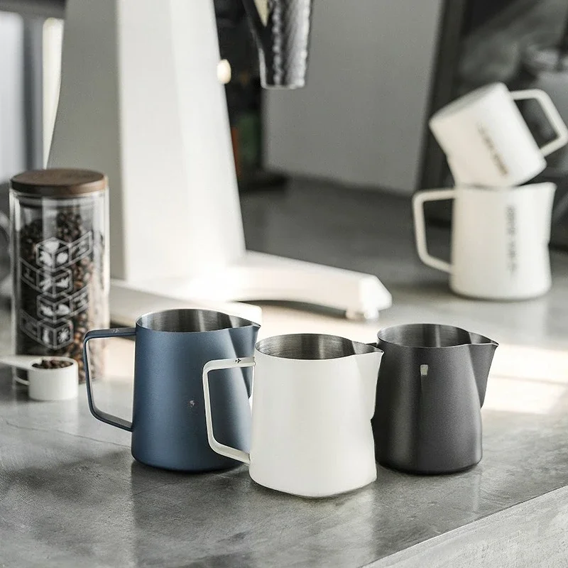 

Stainless steel latte tank crocodile mouth coffee brew cup