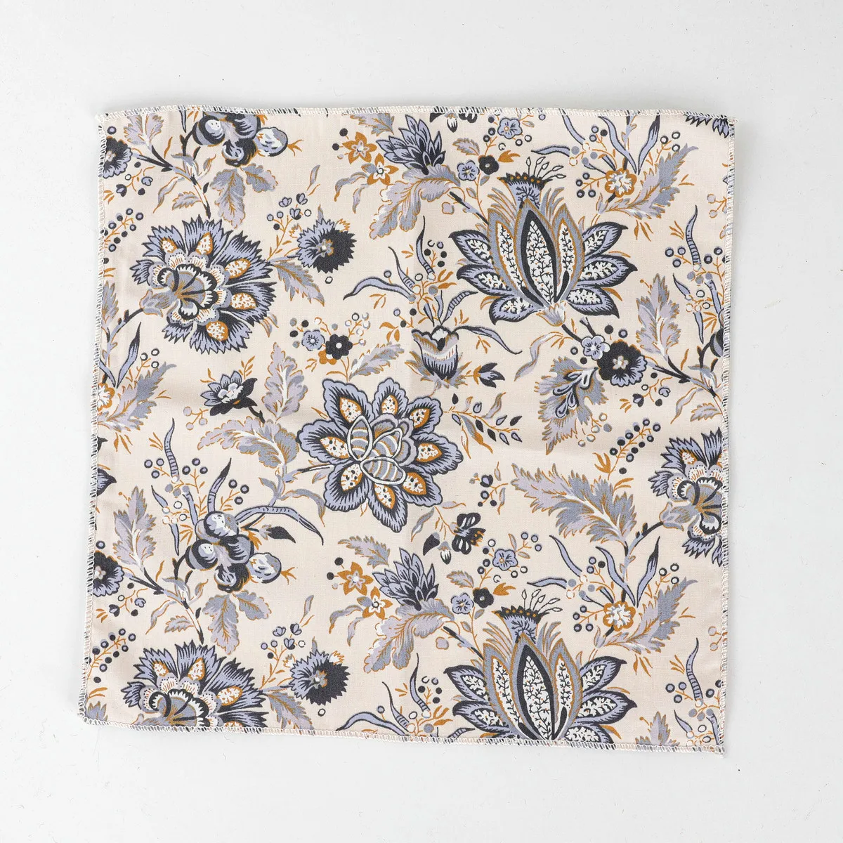 メンズ綿ポケットチーフファッションフラワースーツネクタイ男性のためのペイズリーシャツハンカチウェディングタオルレディースハンカチアクセサリー