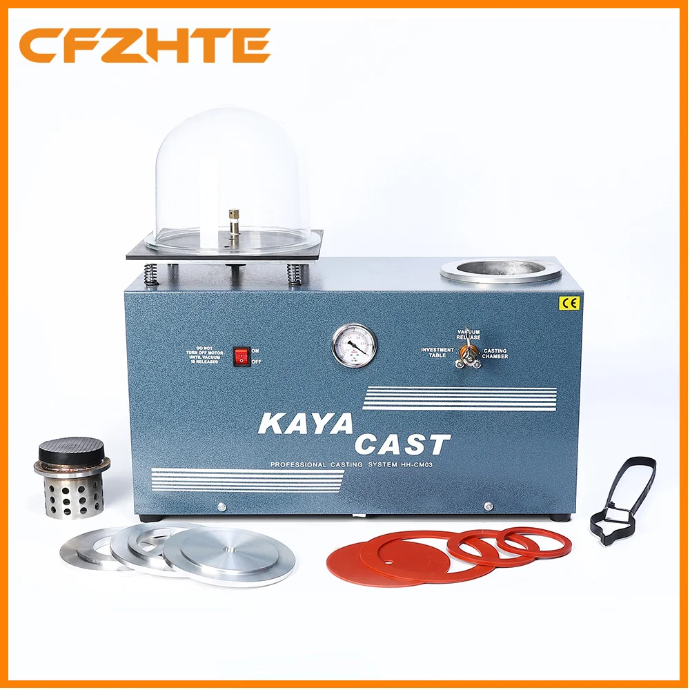 4L Jewelry Vacuum Casting Machine, CM03 Vacuum Investing & Casting Machine, Jewelry Lost Wax Cast Combination