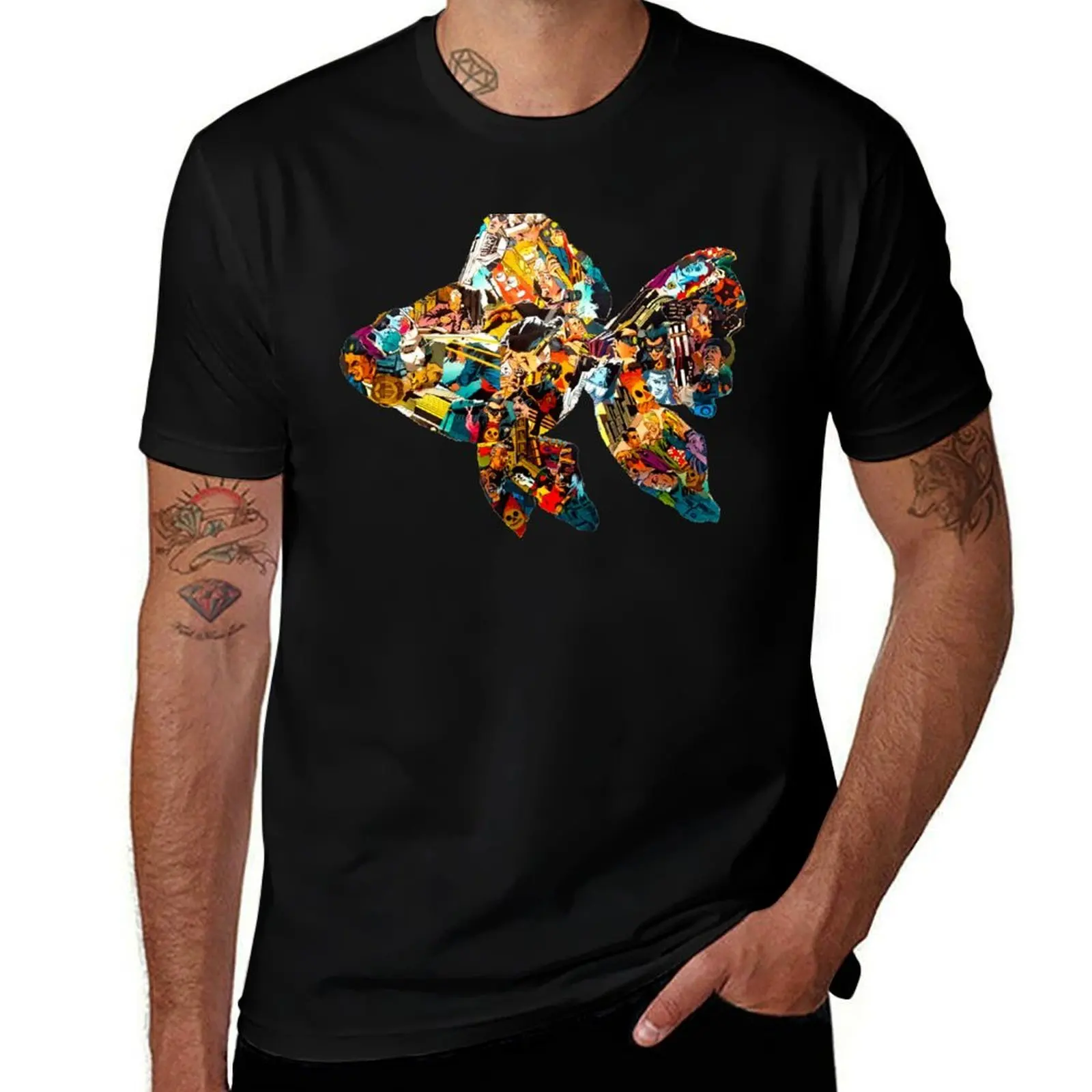 Shady and stary scales T-Shirt All Weather Casual Short Sleeve