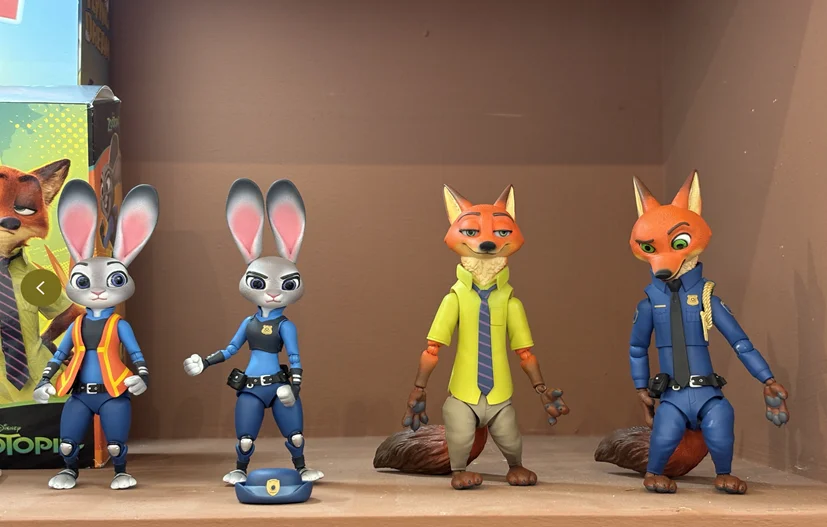 

Genuine Disney Zootopia Action Figure Series Blind Box Kawaii Bjd Mystery Box Judy Hopps Nick Wilde Anime Figures Toys Gifts