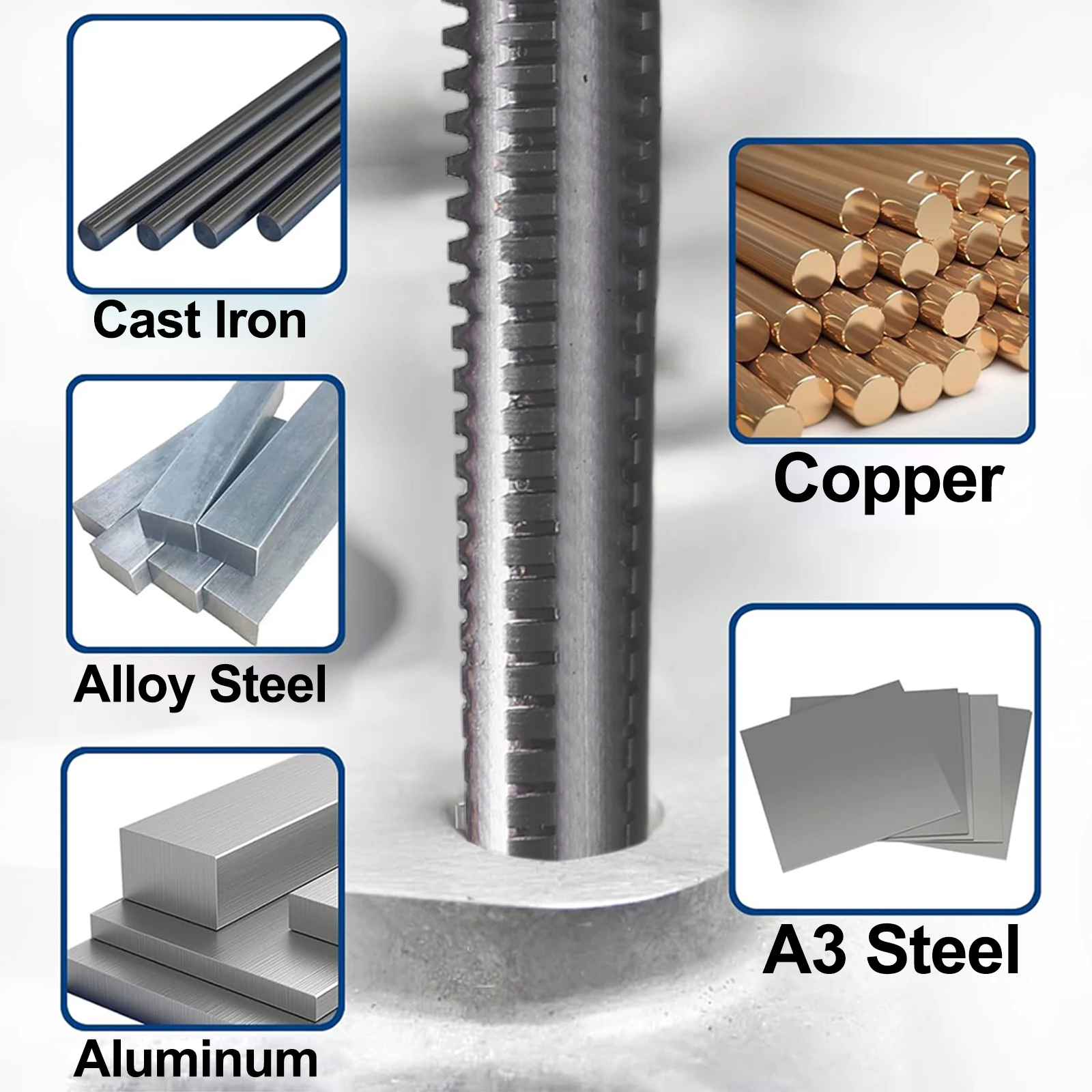 1/2x10 Thread for taps 1/2-10 for taps And Strong Right-Hand Cutting Direction For Machining Easy Package Options