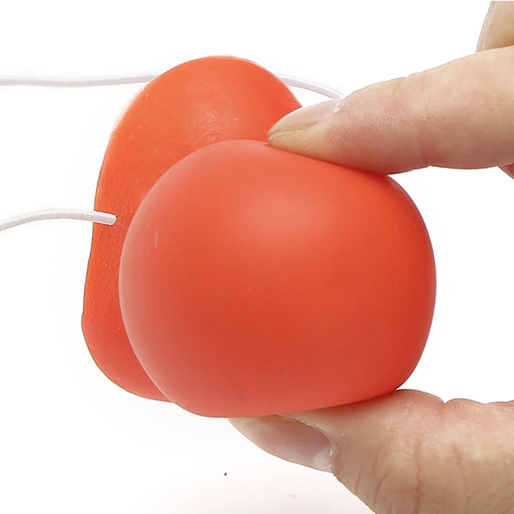 

4pcs Rubber Clown Nose Red Design For Masquerade Costume Party Carnival Halloween Fun Props Cosplay Accessories