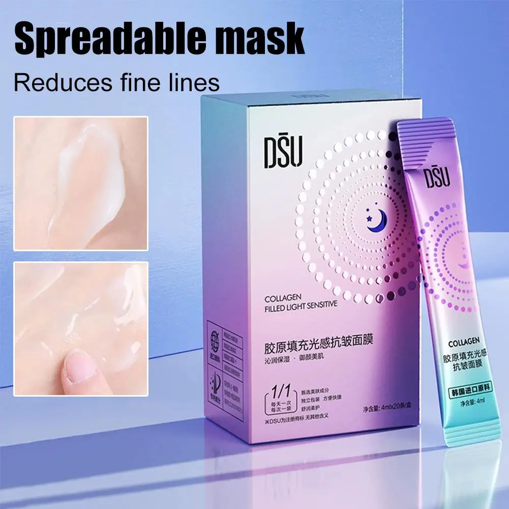 Maschera idratante Maschera antirughe Idratante Antietà Riparazione Maschere per il viso illuminanti Cura della pelle