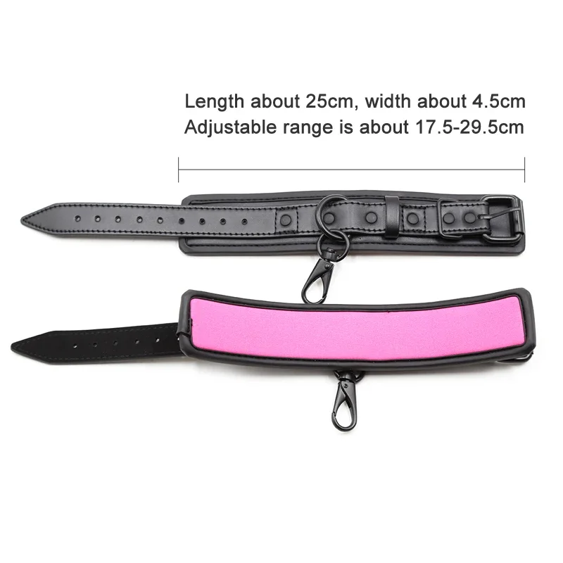 مثير Verstelbare Lederen Handboeien Voor Speeltjes Voor Vrouw Koppels شنق Gesp Link Bdsm عبودية Hoofdsteunen Exotische