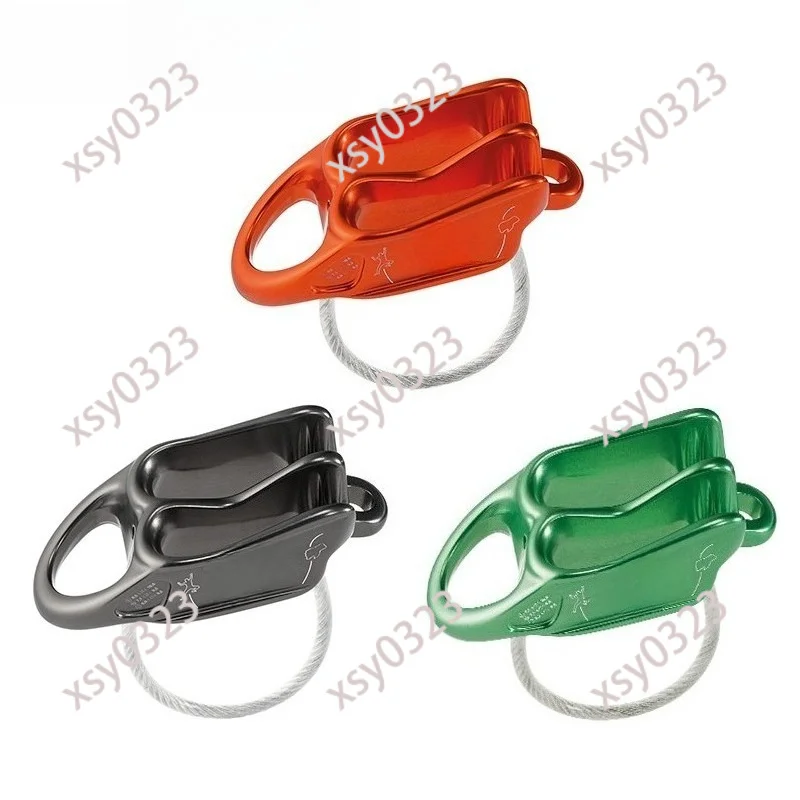 

Rock Climbing Belay Device, Professional Descender for Outdoor Sports D017