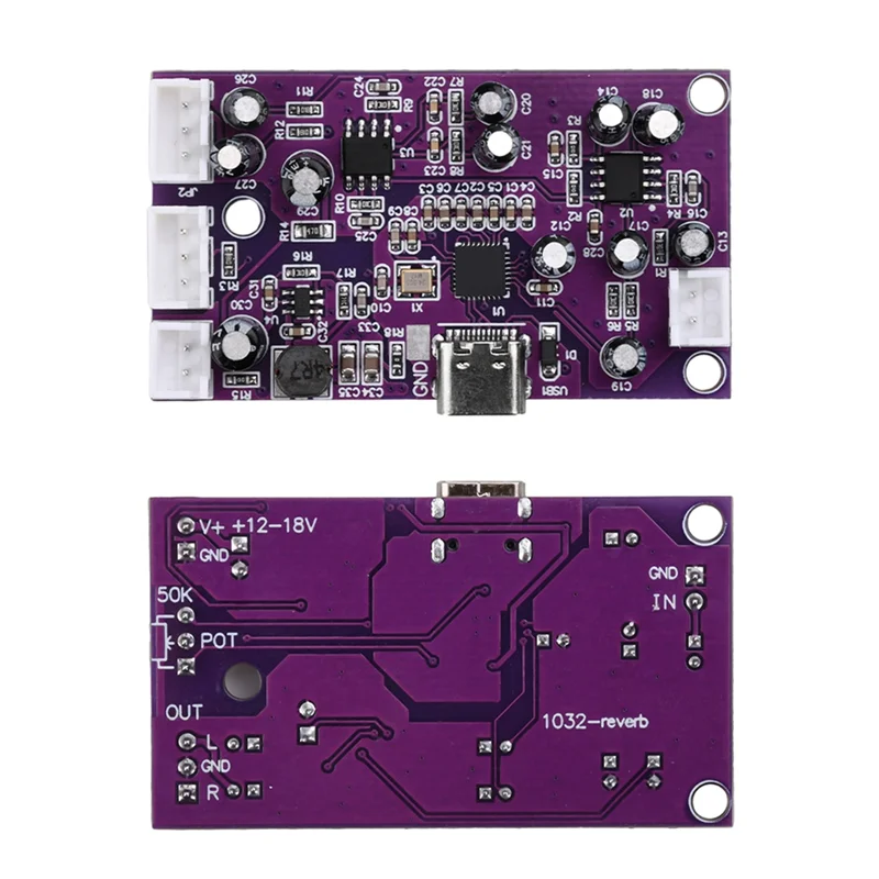 Heißer-Für DSP Digital Reverb Circuit Modul Voice Changer Eq Heulende Steuerung Frequenz Shifter Wirkung Mixer Sound Effekte