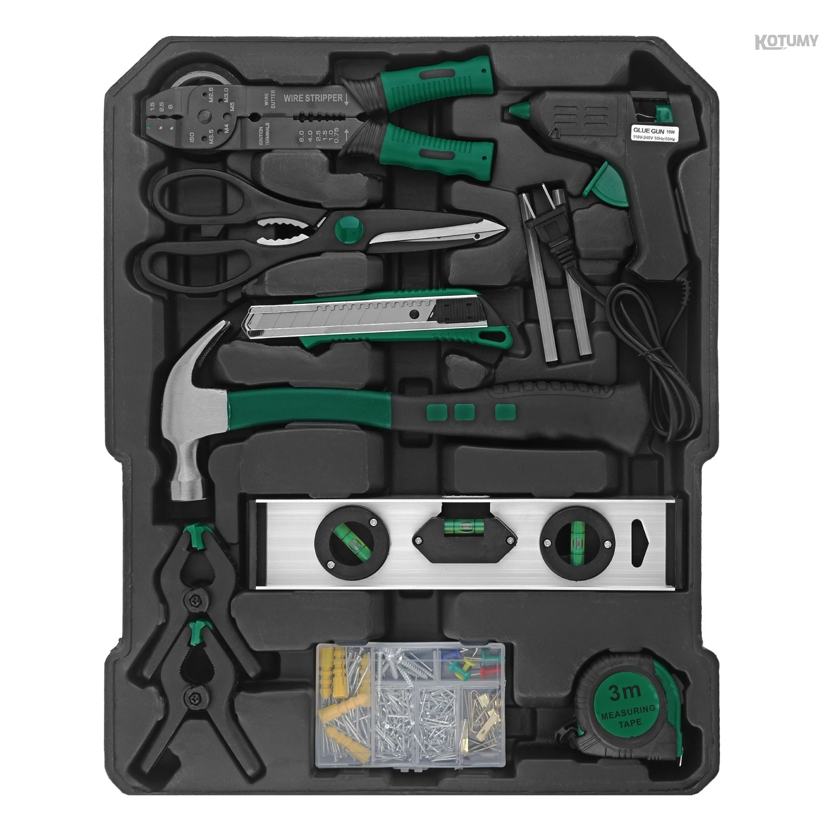

799Pcs Tool Set Aluminum Case Portable Draw-bar Box Wrench Pliers Socket Kit Auto Repair Household Tools