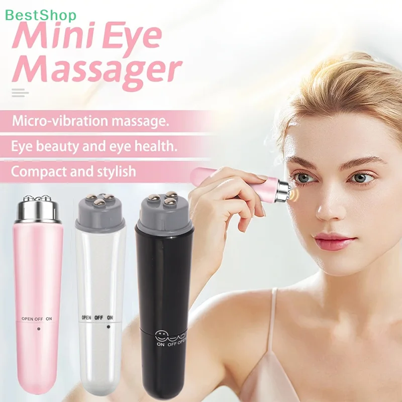 

4 In 1 Mini Portable Electric Eye Massager Facial Massage Device Pen Facials Great Vibration Lift Face Massage Stick