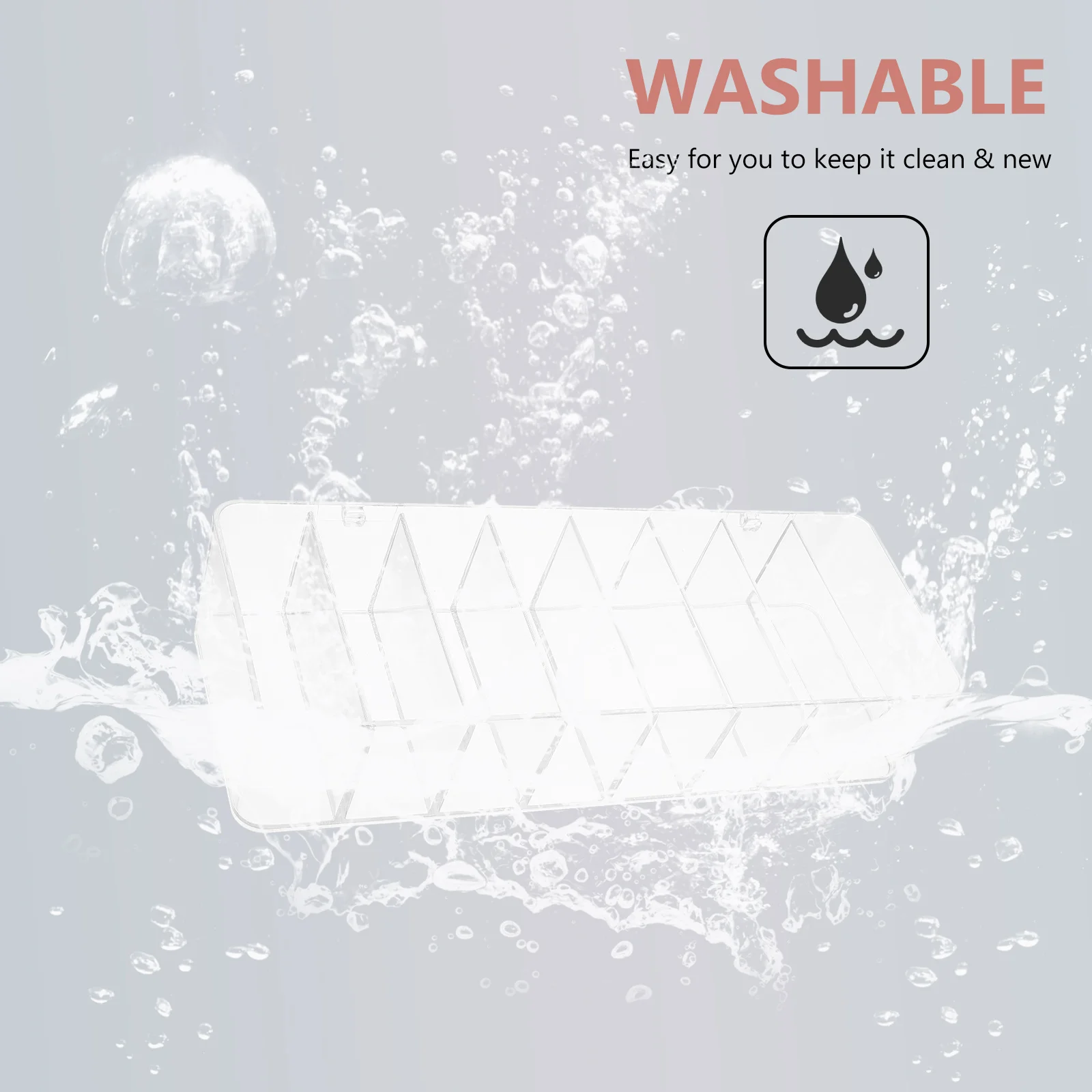 

1Pcs Desktop Sundries Box Transparent Acrylic Storage Organizer Multi-Grid Case for Data Cable Charging Head Stationery Jewelry