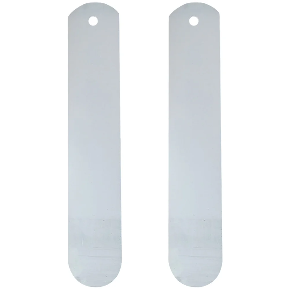 2 Pcs Socks Shaped Aluminum Plate Sublimation Aluminium Straight Jigs Board Dye