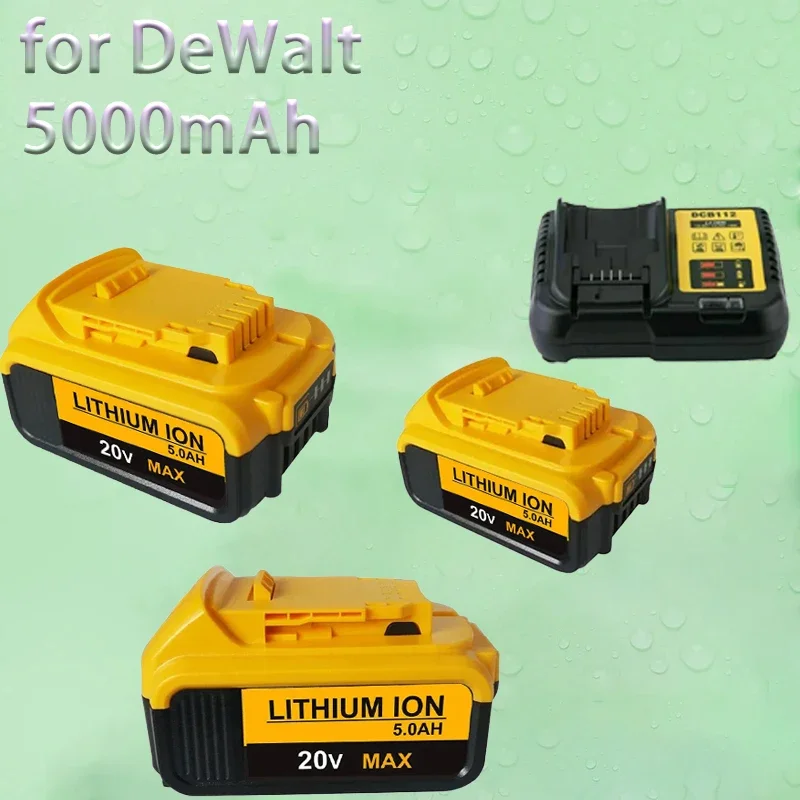 

Для отвертки Dewalt 20 В DCB200 аккумулятор 5,0 Ач литий-ионный DCB612 DCB609 DCB205 DCB200 DCB182 для Dewalt 20 В