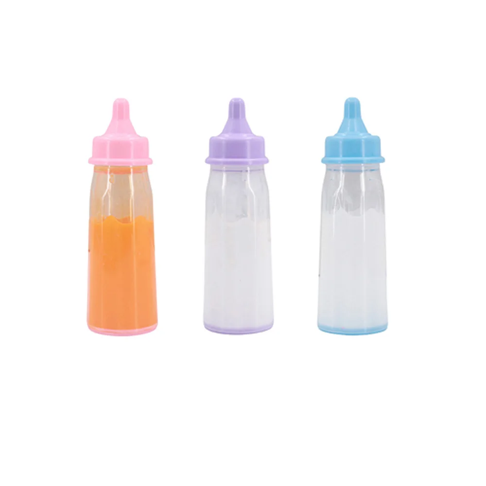 Mini Puppe Flasche Nette Flasche Set kinder Spielen Requisiten Simulation Spielzeug Für 43CM Geboren Baby Puppe & 18 Zoll puppe & 30CM Puppe, Kind Spielzeug